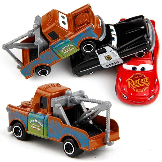 Friction Powered Die Cast Cars Set||Die Cast Metal|| Multi Color|| 1:64 Scale Ratio|| Random Design (Die Cast Cars (Set of 4)