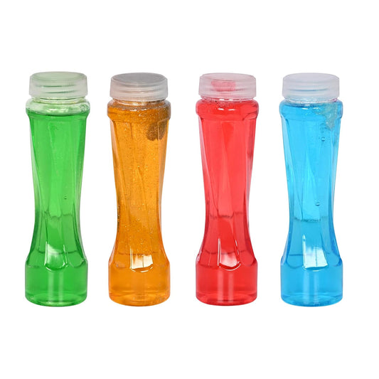 Slime Toys for Kids with Glitter Stars Inside Bottle for Kids/Crystal Mud Sparkling Glittery Multi Color. (Assorted)