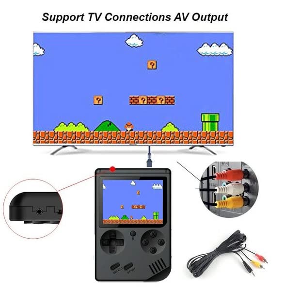 500 in 1 Game Slim Console (Blue and Red)