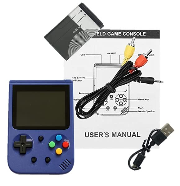 500 in 1 Game Slim Console (Blue and Red)