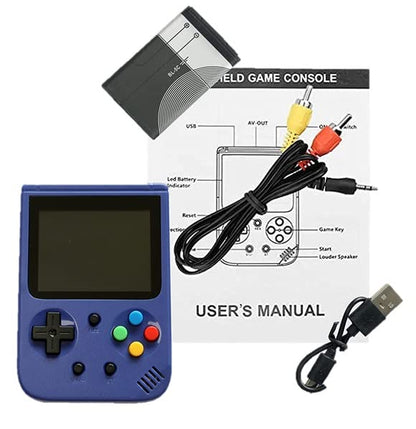 500 in 1 Game Slim Console (Blue and Red)