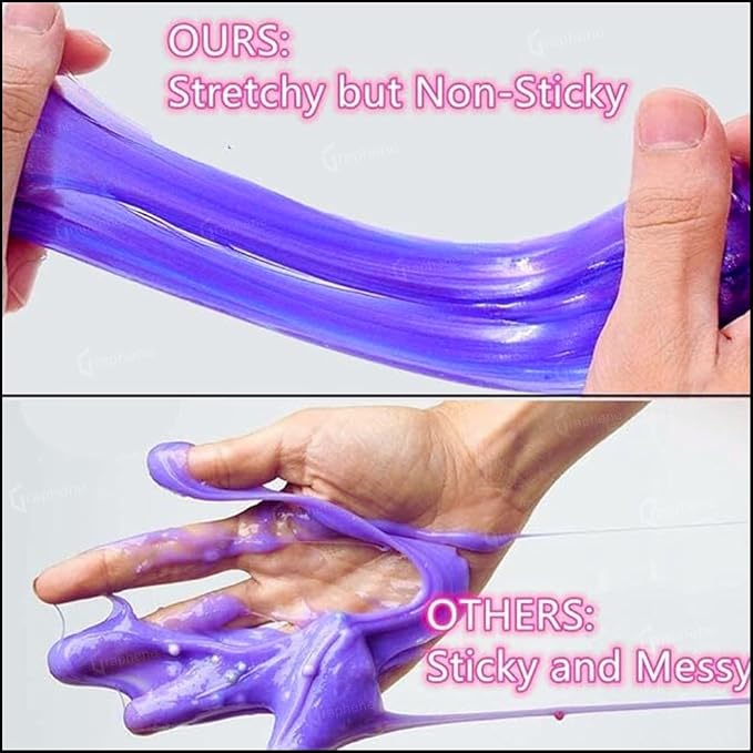 Slime Crystal Clay Set Soft Jelly Toys for Kids (Assorted Colours)