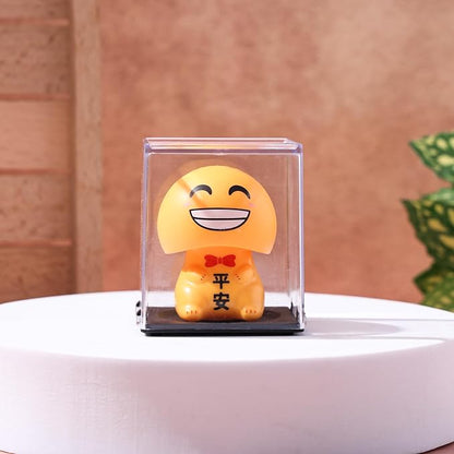 Solar Powered Smily Figurine Moving Head