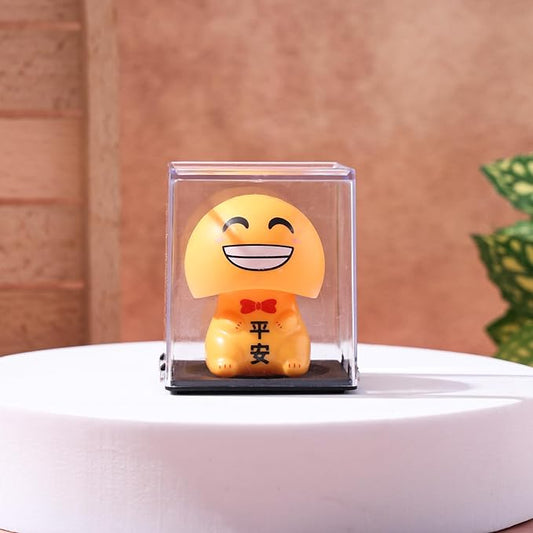Solar Powered Smily Figurine Moving Head