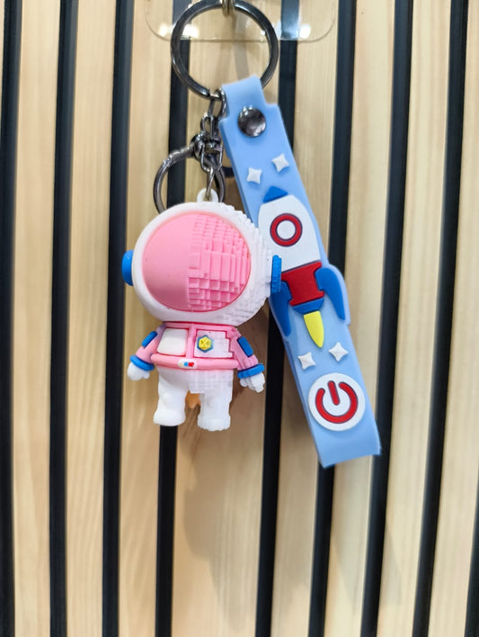 Astronaut Sillicon Keychain