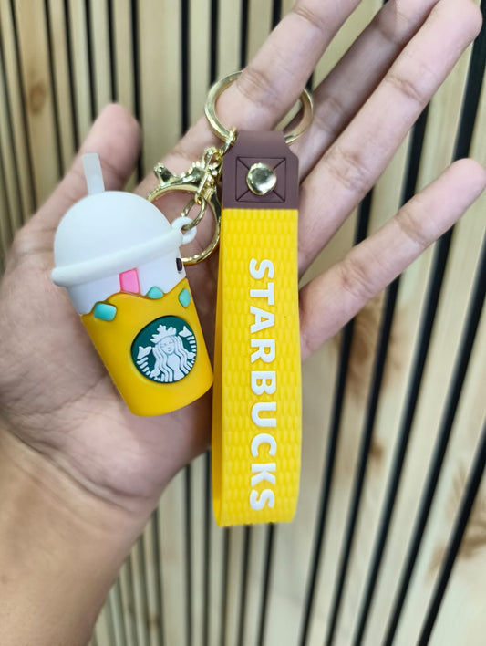 Starbucks Sillicon Keychain