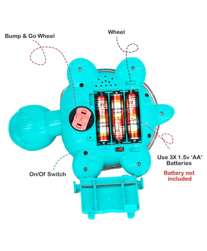 Light & Sound Turtle Toy for Kids