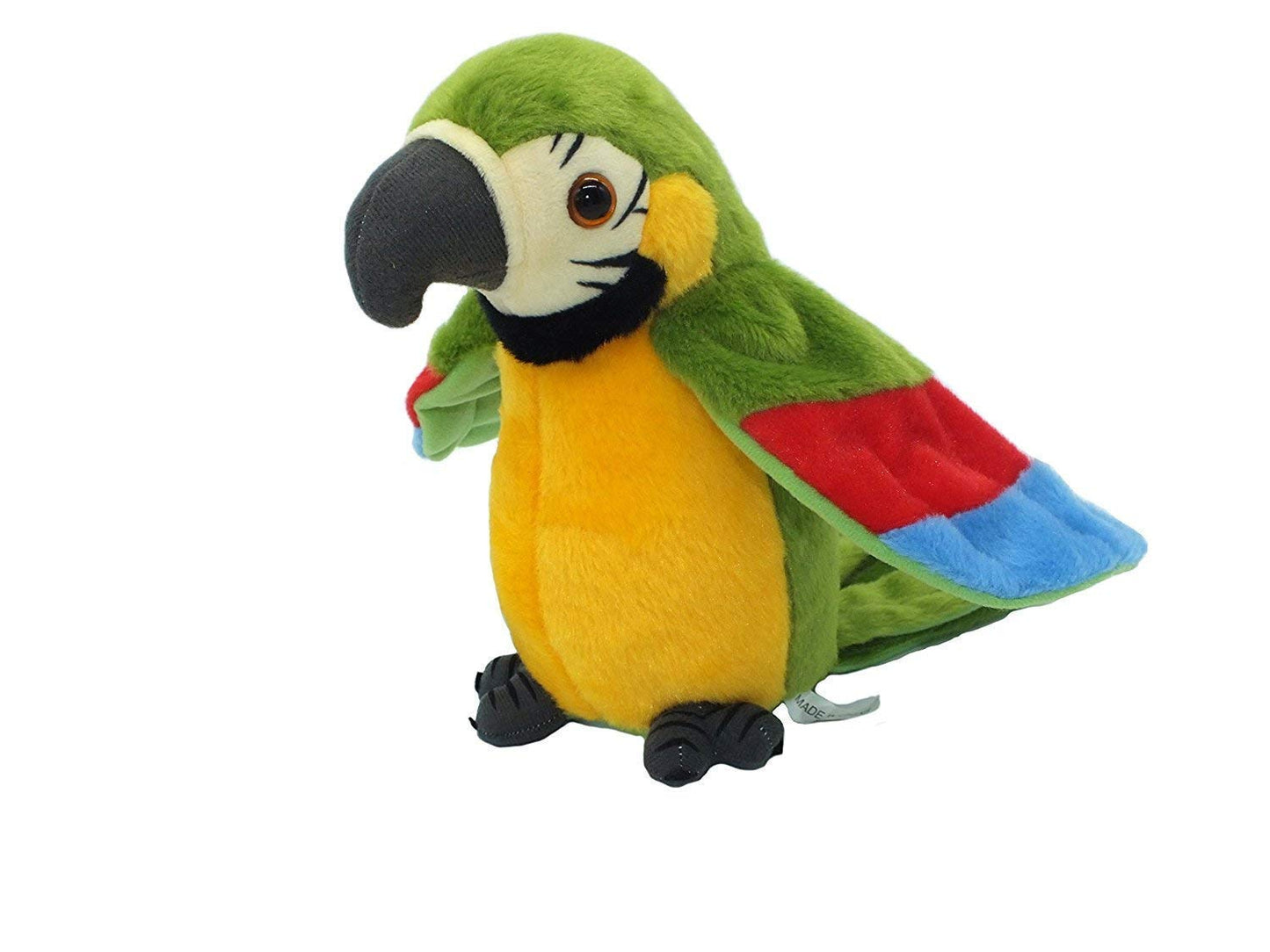 Talking Parrot Plush Toy – Repeats What You Say! (Multicolor, Pack of 1)