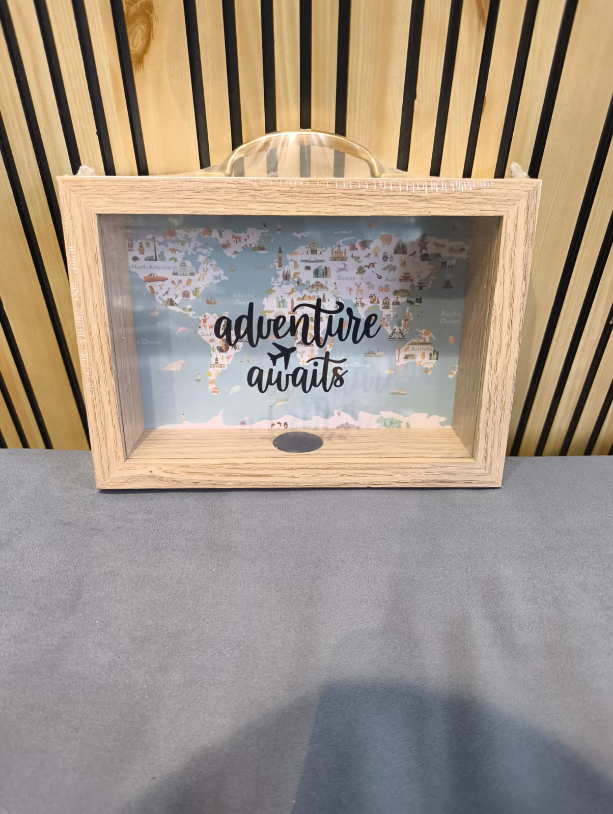 Adventure Awaits Transparent Money Bank For Savings