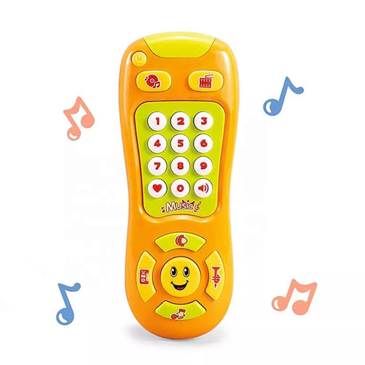 Laugh & Learn Colorful Game & Learn Remote Controller & Toy Mobile Phone for Toddlers【Pack of 2 Items】