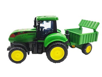 Agriculture Farm Tractor Kids Toys with Trolley