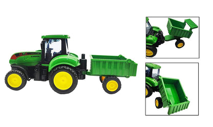 Agriculture Farm Tractor Kids Toys with Trolley