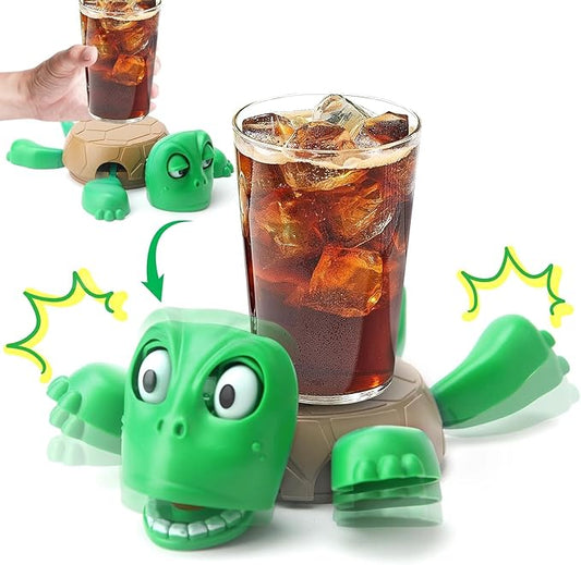 Turtle Coaster with Funny Expression, No Sound. (Assorted Colours)