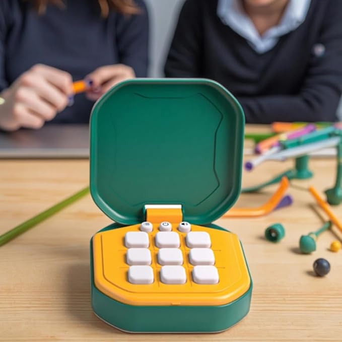 Tic Tac Toe Handheld Game Console for Kids - 11 Mode, Portable Smart Puzzle