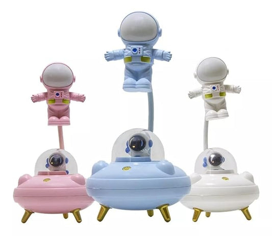 Astronaut UFO LED Table Lamp – Home & Office Desk Light (Set of 1)