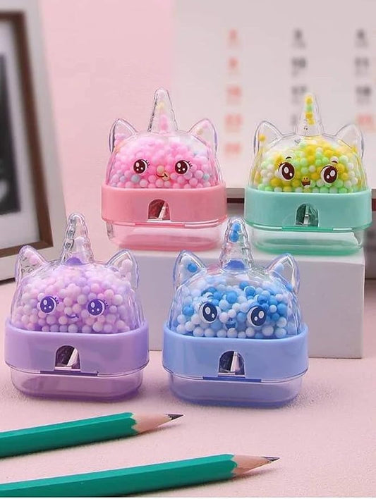 Unicorn Manual Pencil Sharpener – Pack of 1 (Assorted Colors)