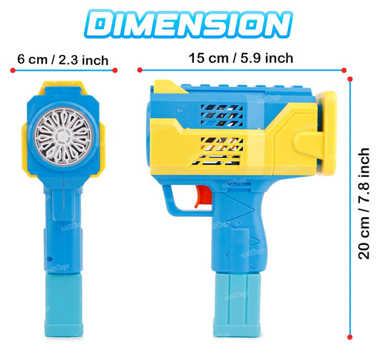 Bubble Gun for Kids Leak Proof Rechargeable Bubble Machine Toy for Kids Automatic Bubble Blower with Light, Music Best Gift for Children (Pack of 1)