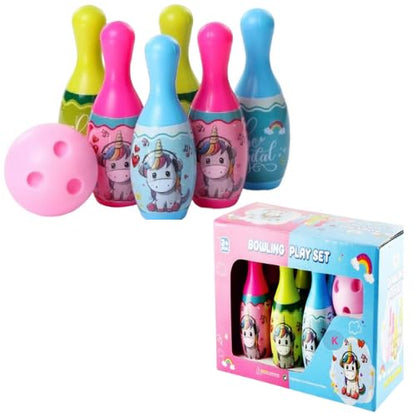Bowling Game Toy for Kids (Multicolor)
