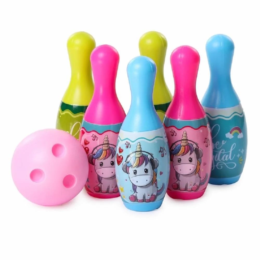 Bowling Game Toy for Kids (Multicolor)