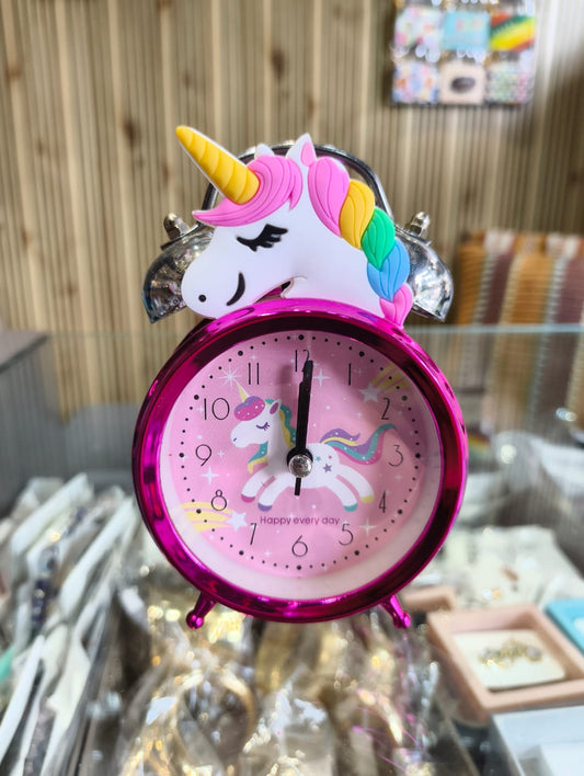 Unicorn Table Clock With Alarm