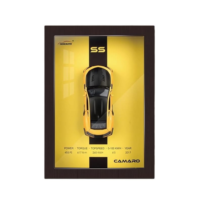 3D Supercar Wooden Frame – Luxury Car Wall Decor/ Collectibles